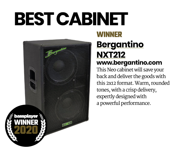 Bergantino S New Nxt 212 Best Cabinet Winner Bass Player Magazine Audio Systems